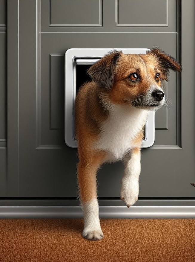 La puerta de seguridad para perros garantiza la seguridad de tu mascota -  Electropolis